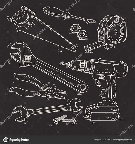 Image result for Carpenter Tools Drawing