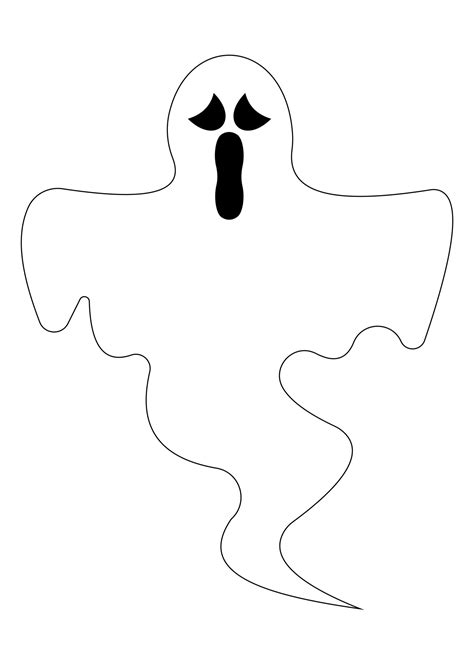 Printable Ghost Stencil - Printable Word Searches