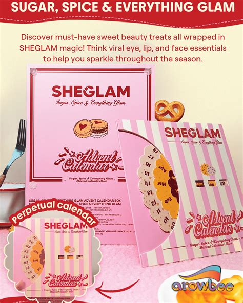 SHEGLAM Sugar, Spice & Everything Glam Advent Calendar Box - Arowbee