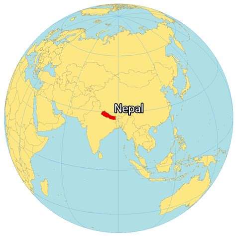 Map of Nepal - GIS Geography