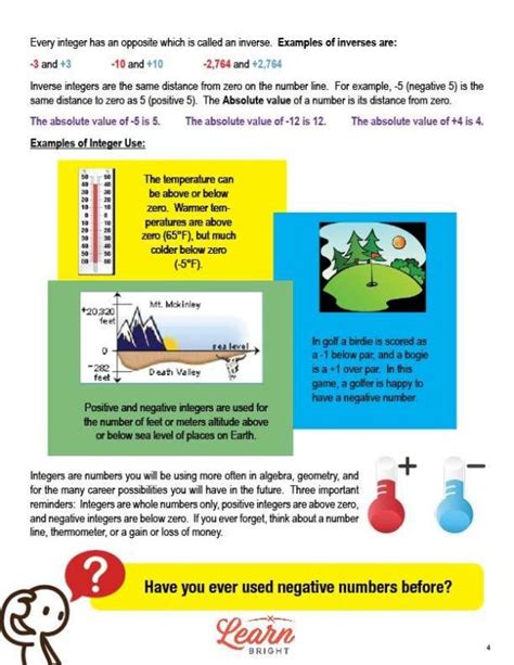 Math Lesson Integer 的图像结果