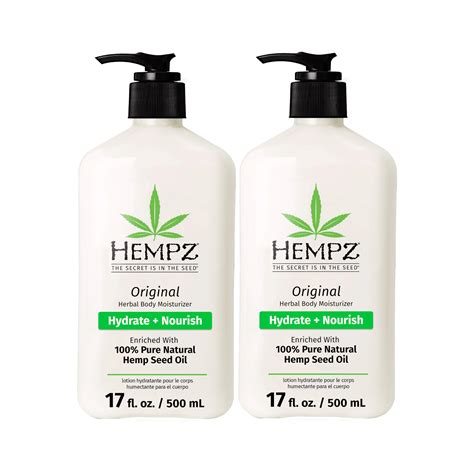 Hempz Original, Natural Hemp Seed Oil Body Moisturizer with Shea Butter ...