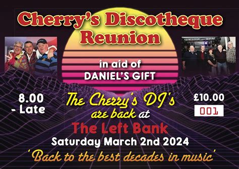 The Cherry’s DJ’s 2024, The Left Bank Village, Hereford, 2 March 2024 ...
