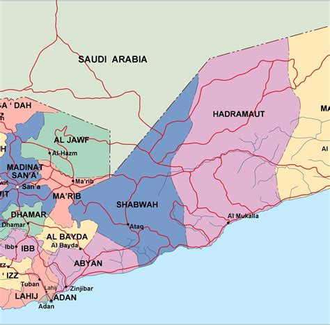 Yemen Map: Regions, Geography, Facts – FDJY