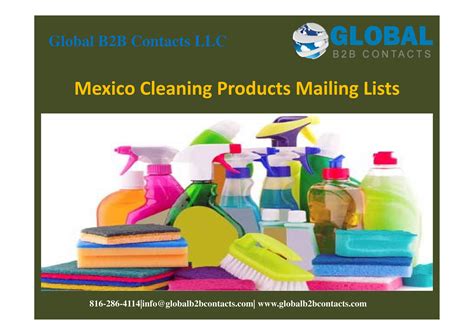 Globalb2bcontacts.LLC - Mexico Cleaning Products Mailing Lists - Page 1 ...