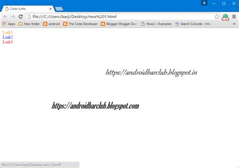 CSS Link Color 的图像结果