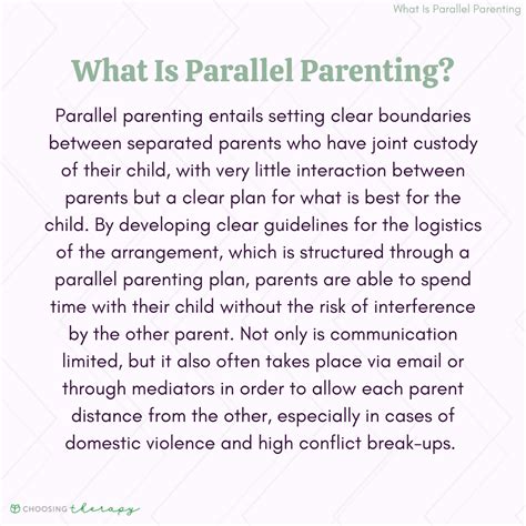 Parallel Parenting: Definition, Benefits, & Tips for Success