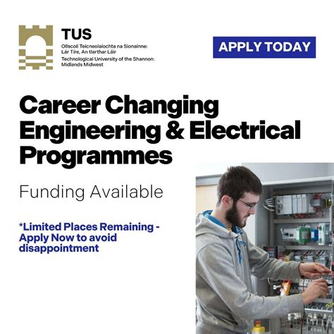 Transform your career with our part-time Engineering & Electrical Programmes at Technological ...