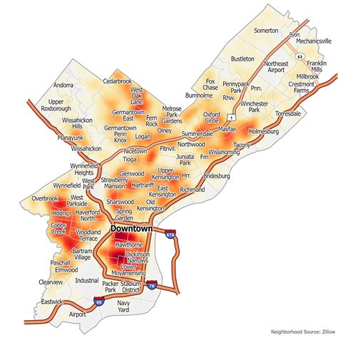 Philadelphia Area Map 的图像结果