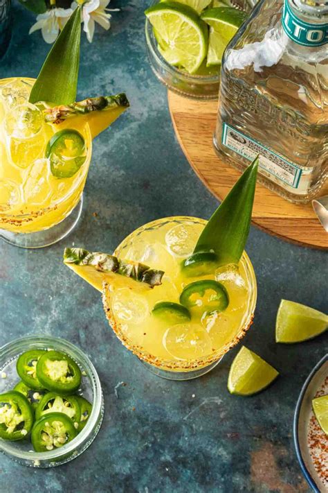 Spicy Pineapple Margarita - Another Cocktail Blog