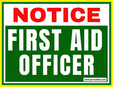 Image result for Introduction of a First Aid Officer