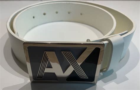 Armani Exchange Belts White