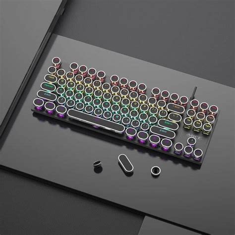 iMice GK800 Mechanical Keyboard [AR-EN] (Black) | Anas-IQ