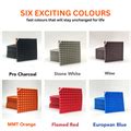 Affordable Pyramid 1" Acoustic Foam For Home Studio – MMT Acoustix