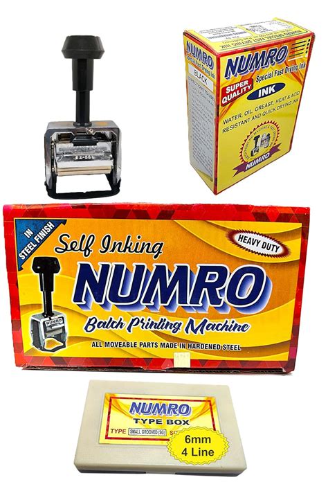 NUMRO 6MM Heavy-Duty Batch Printing Machine (10KG+ Packs) – Super Fast ...