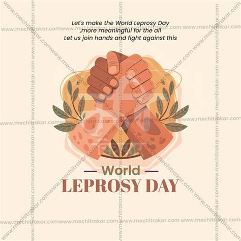 Professional World Leprosy Day Template Design for Social Media in ...