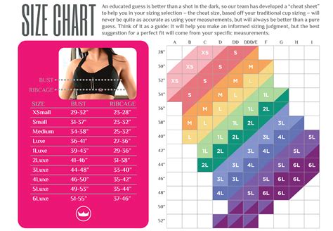 Sports Bra Size Chart Lululemon - Minimalist Chart Design