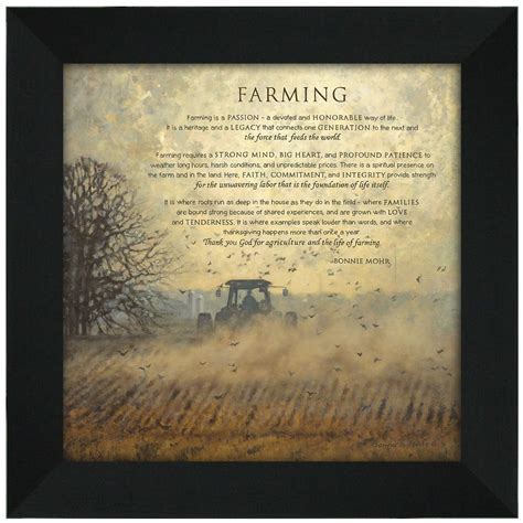 Streamline Art 17.38"x17.38" Farming Wall Artwork : Amazon.in: Home ...