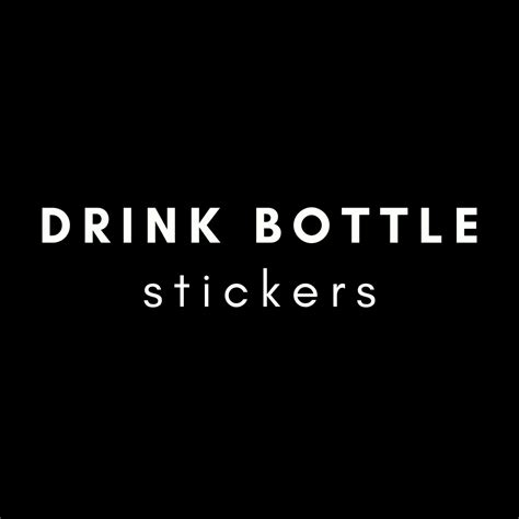 Drink Bottle Stickers | Strawberry Swing Cards and Design