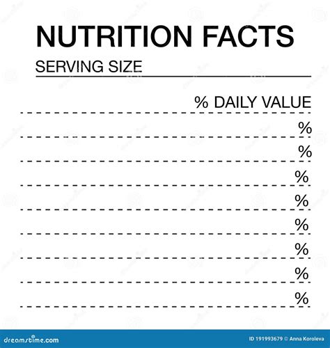Blank Nutrition Label Template Nutrition facts label blank template ...