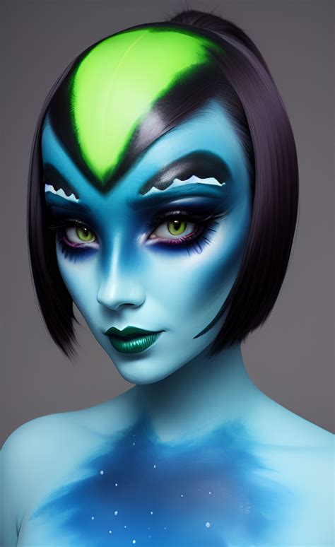 Image result for Alien Makeup Simple