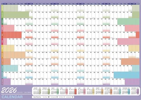 2026 Wall Planner, Year Planner 2026 Wall-Jan to Dec 2026(12 Months ...