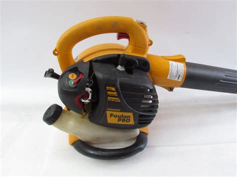 Poulan Pro BVM200FE 25cc 2 Cycle Gas Leaf Debris Handheld Blower Vacuum ...