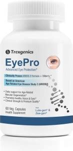 Trexgenics EyePro AREDS-2 Lutein, Zeaxanthin, Vit.C, E, Zinc & Copper ...
