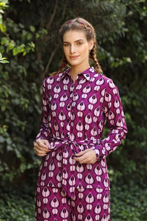 Buy Purple Spade Shirt - Sewtable Clothing