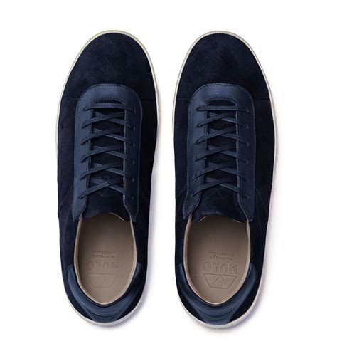 Blue Sneakers for Men in Suede