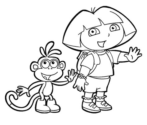 Dora The Explorer Coloring Pages To Print at GetColorings.com | Free printable colorings pages ...
