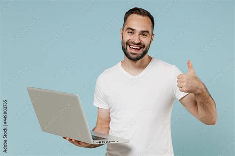 Happy Person Using Computer 的图像结果