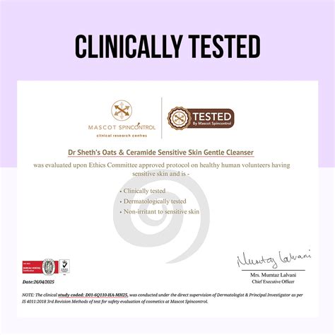 Oats & Ceramide Sensitive Skin Cleanser - 125ml – Dr Sheth's