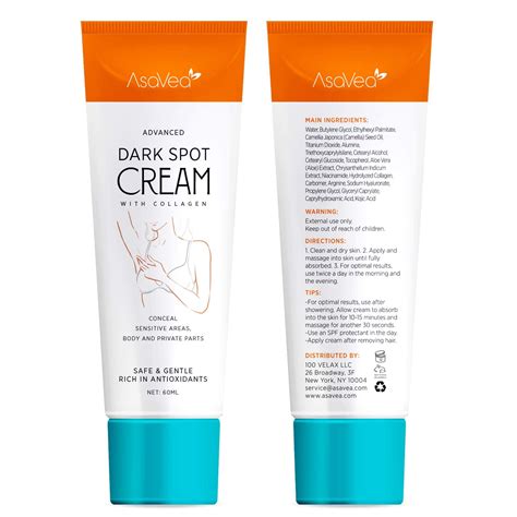 Buy AsaVea Dark Spot Cream- Brightens Nourishes Moisturizes Underarm ...