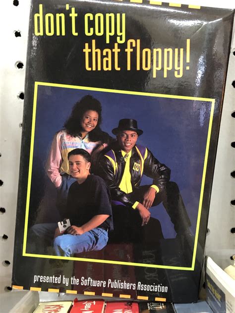ShiftyThrifting — An extremely 90’s VHS warning against floppy disk...