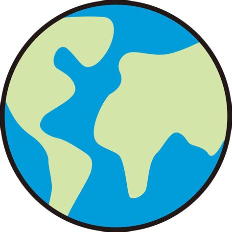Earth Icon Simple Line 的图像结果