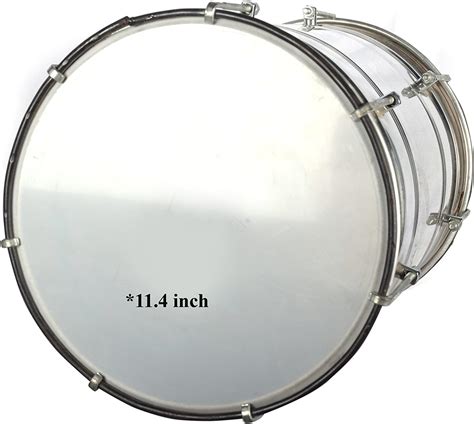 SAI Musical Instruments Thap Dhol (S.S),17.2 inch, Silver steel drum ...