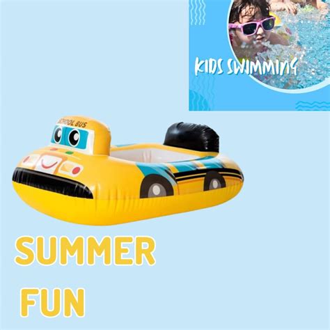 AM3976 Vehicle Fire Engine Shape Sit Pool Float Tube Boat Beach Water ...