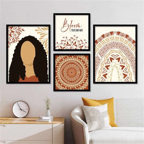 Modern Art Framed Posters Combo: Enhance Your Wall Decor with Beautiful ...