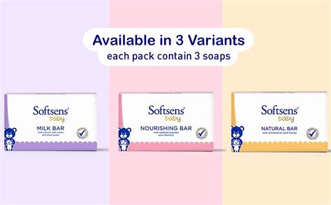 Softsens Baby Nourishing Soap Bar Enriched with Colloidal Oatmeal, Shea ...