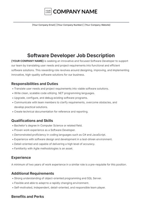 Image result for Software Developer Description