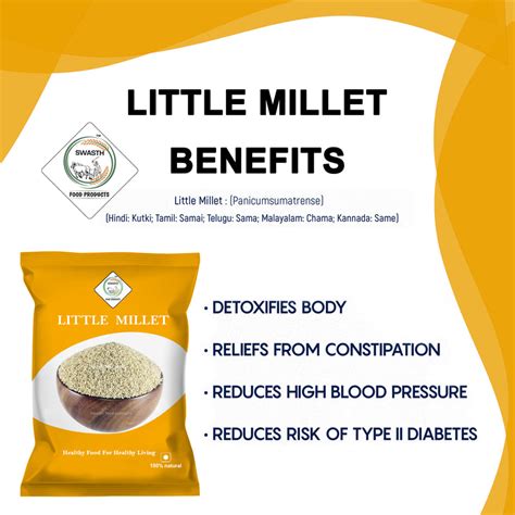 Swasth Unpolished and Natural Little Millet (Other Names Of Little Mil ...