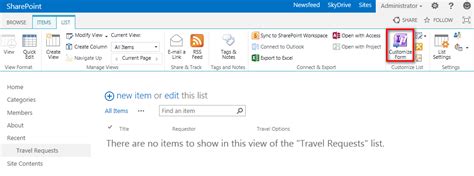 Image result for InfoPath 2013 Create Form