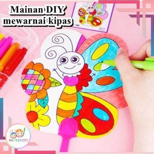 Jual Mainan Edukasi DIY Mewarnai Kipas / Kreativiitas/Art Craft ...