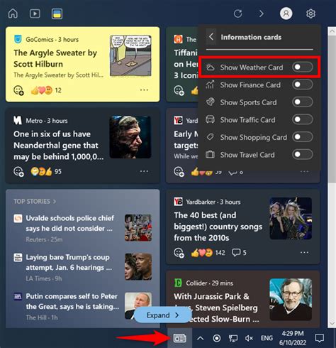 Remove Weather From Taskbar 的图像结果