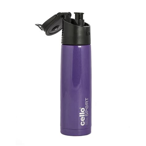 Buy Cello Striker Stainless Steel Flask, 500ml, Violet Online at Low ...