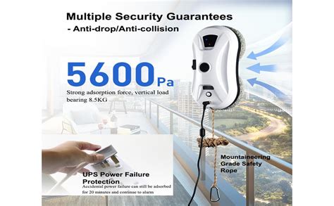 Nefity Window Cleaning Robot, Auto Water-Spraying, Auto Route Planning ...