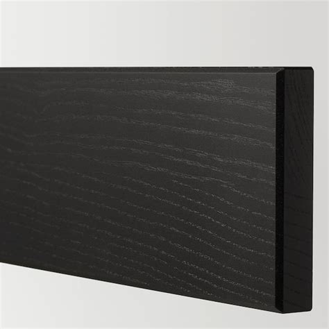 LERHYTTAN Drawer front, black stained, 40x10 cm - IKEA