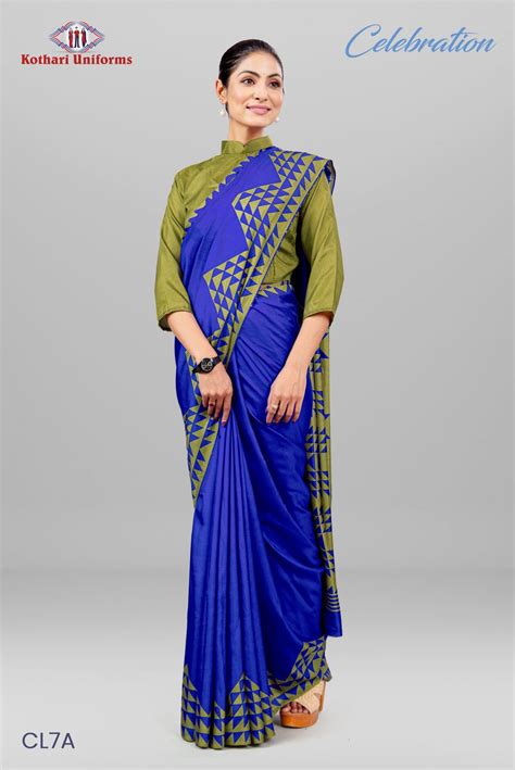 CL7A - Uniform Saree | Kothari Uniforms | Uniforms For Teachers