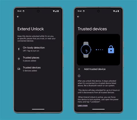 Watch Unlock e dispositivi attendibili di Smart Lock: le differenze